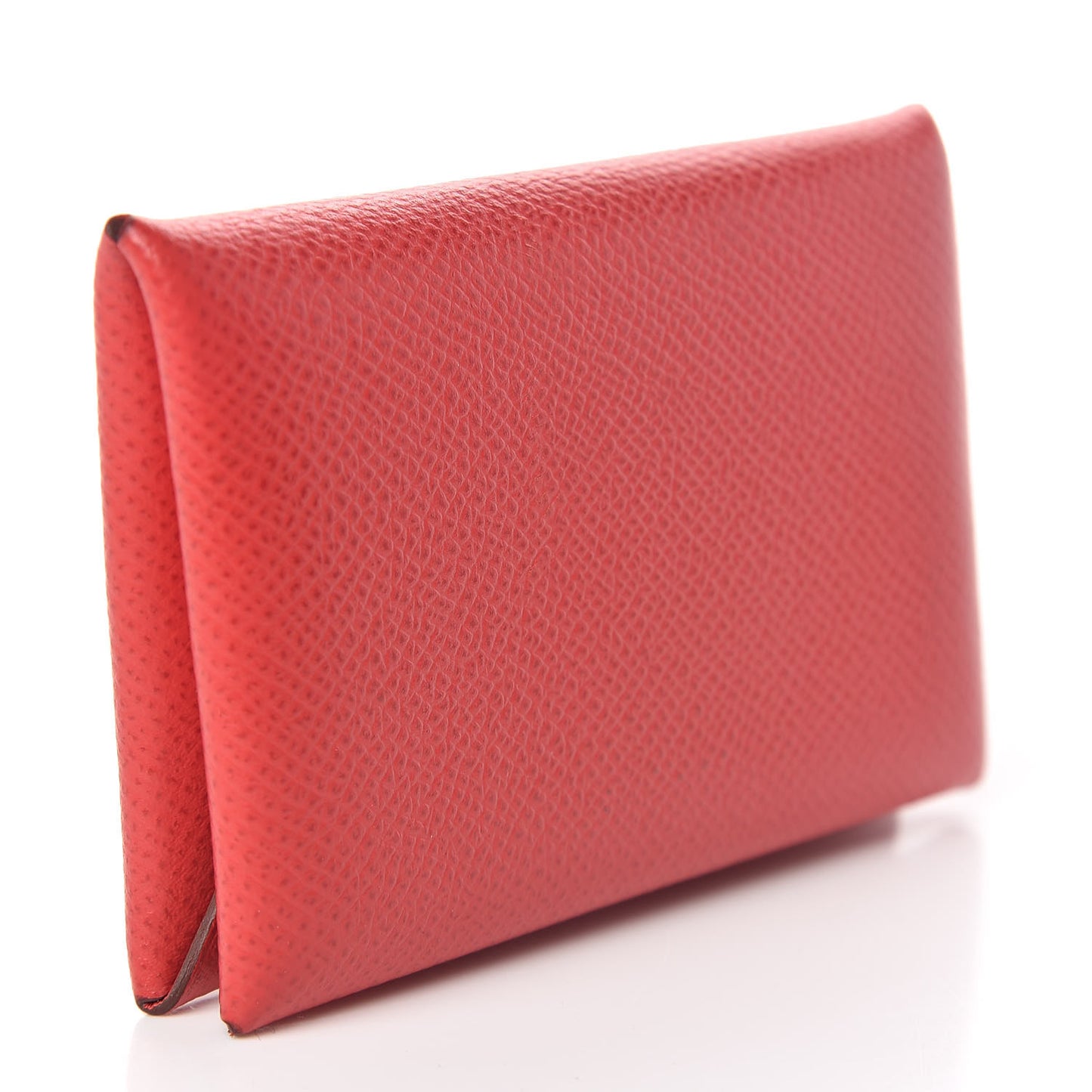 Epsom Calvi Card Case Rouge Casaque
