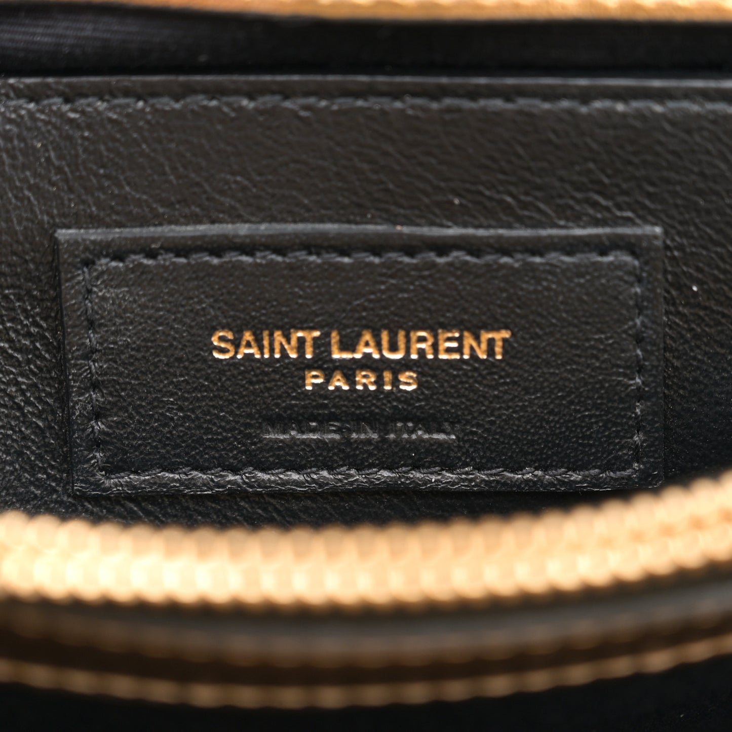 Metallic Calfskin Y Quilted Small Loulou Monogram Chain Satchel Brome