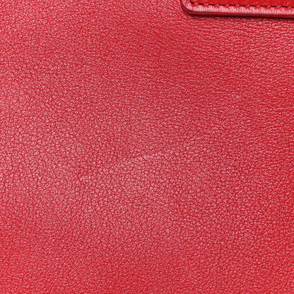 Saint Laurent Calfskin Small Sac De Jour Lipstick Red 14 of 25