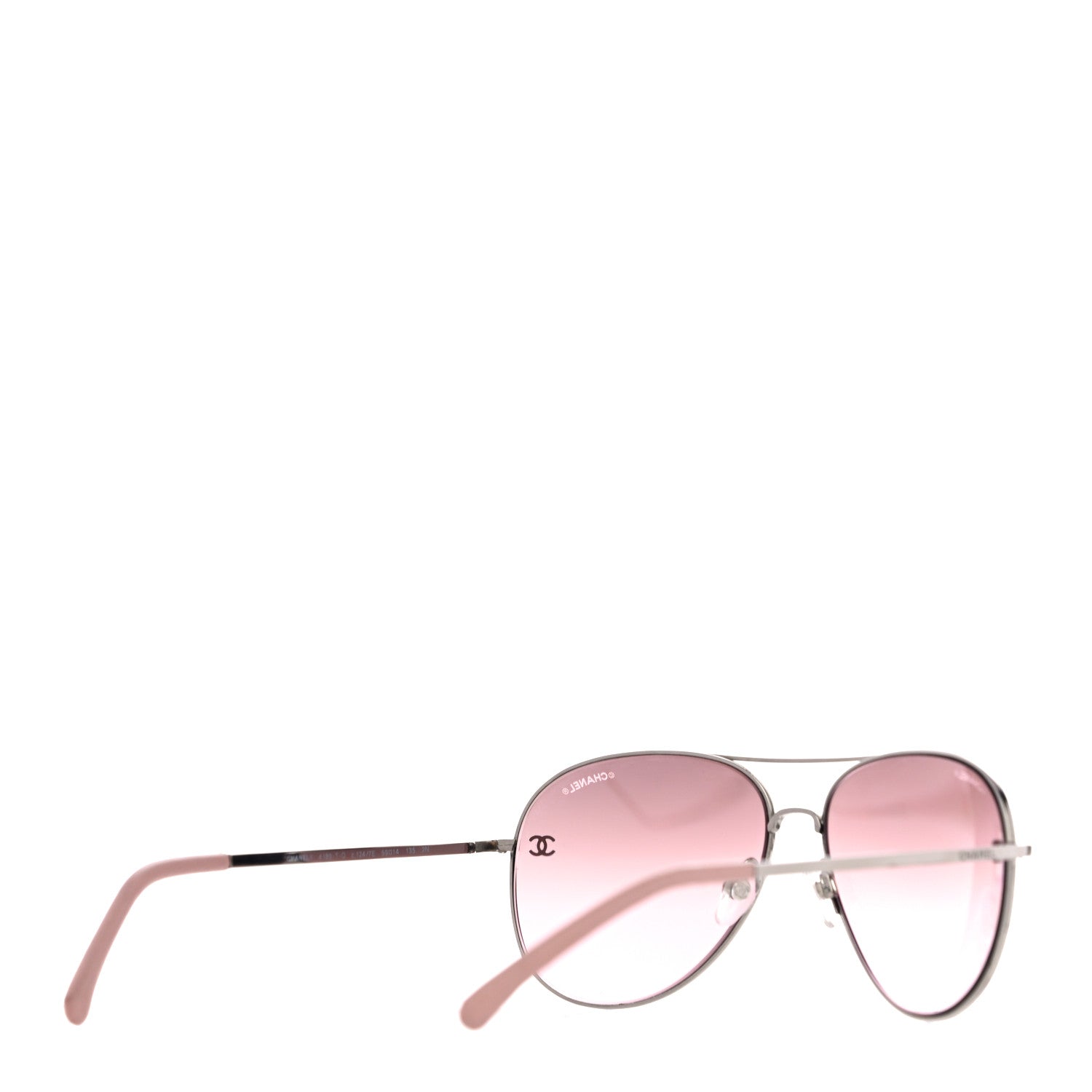 Chanel CC Aviator Sunglasses 4189-T-Q Pink 3 of 9