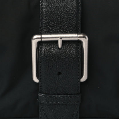 Bottega Veneta Nylon Grained Calfskin Mini Buckle Shoulder Bag Black 8 of 10