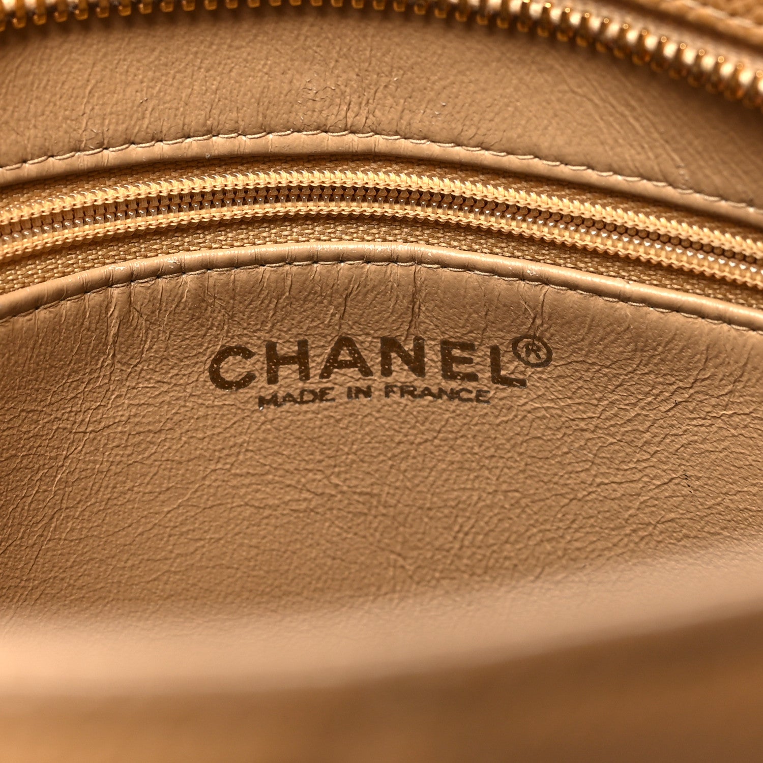 Chanel Caviar Quilted Medallion Tote Beige 6 of 13