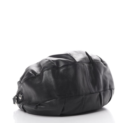 Gucci Pebbled Calfskin Medium Icon Bit Shoulder Bag Black 3 of 16