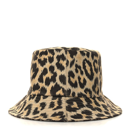 Christian Dior Oblique Reversible Leopard Bucket Hat Beige 11 of 12