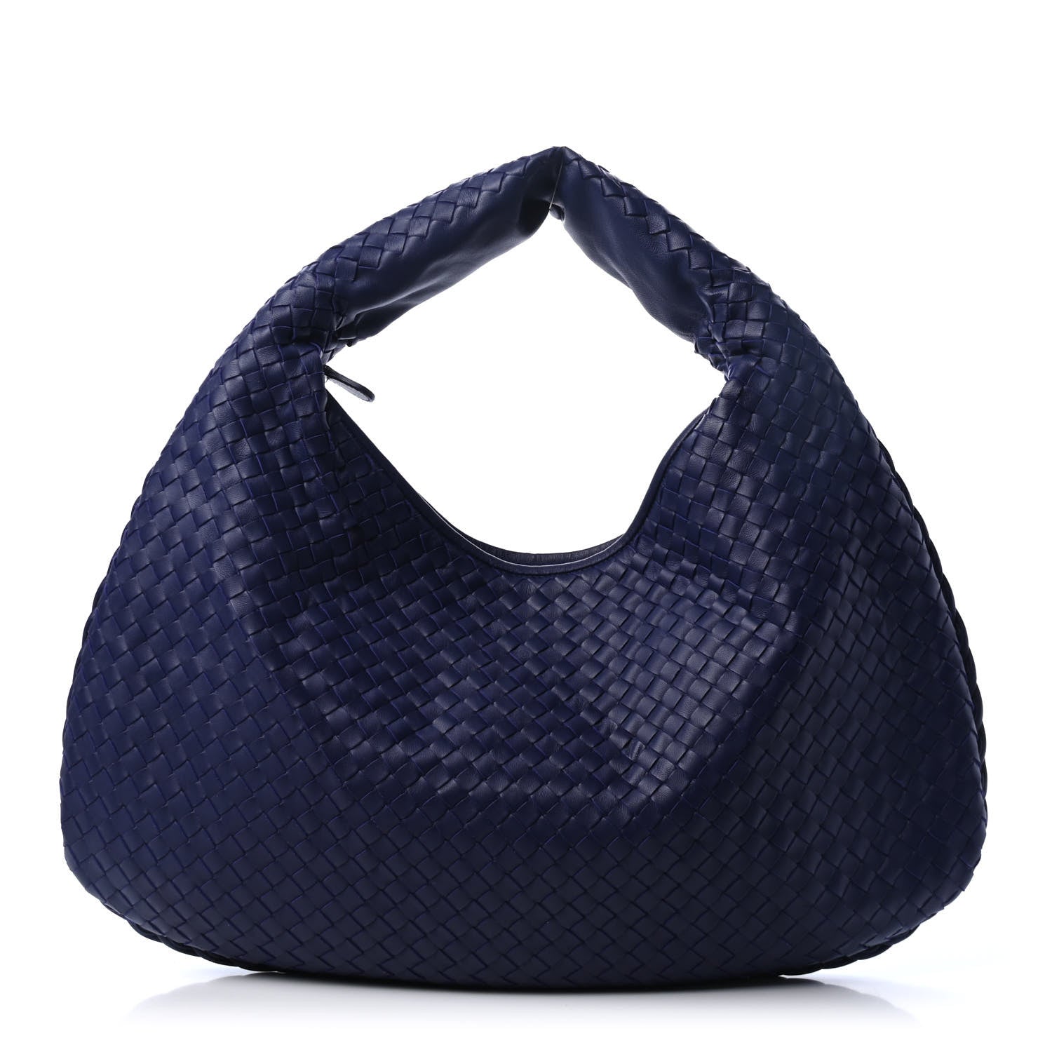 Bottega Veneta Nappa Intrecciato Large Veneta Hobo Sapphire 1 of 4