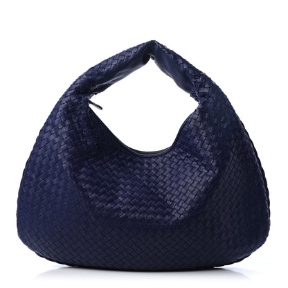 Bottega Veneta Nappa Intrecciato Large Veneta Hobo Sapphire 1 of 4