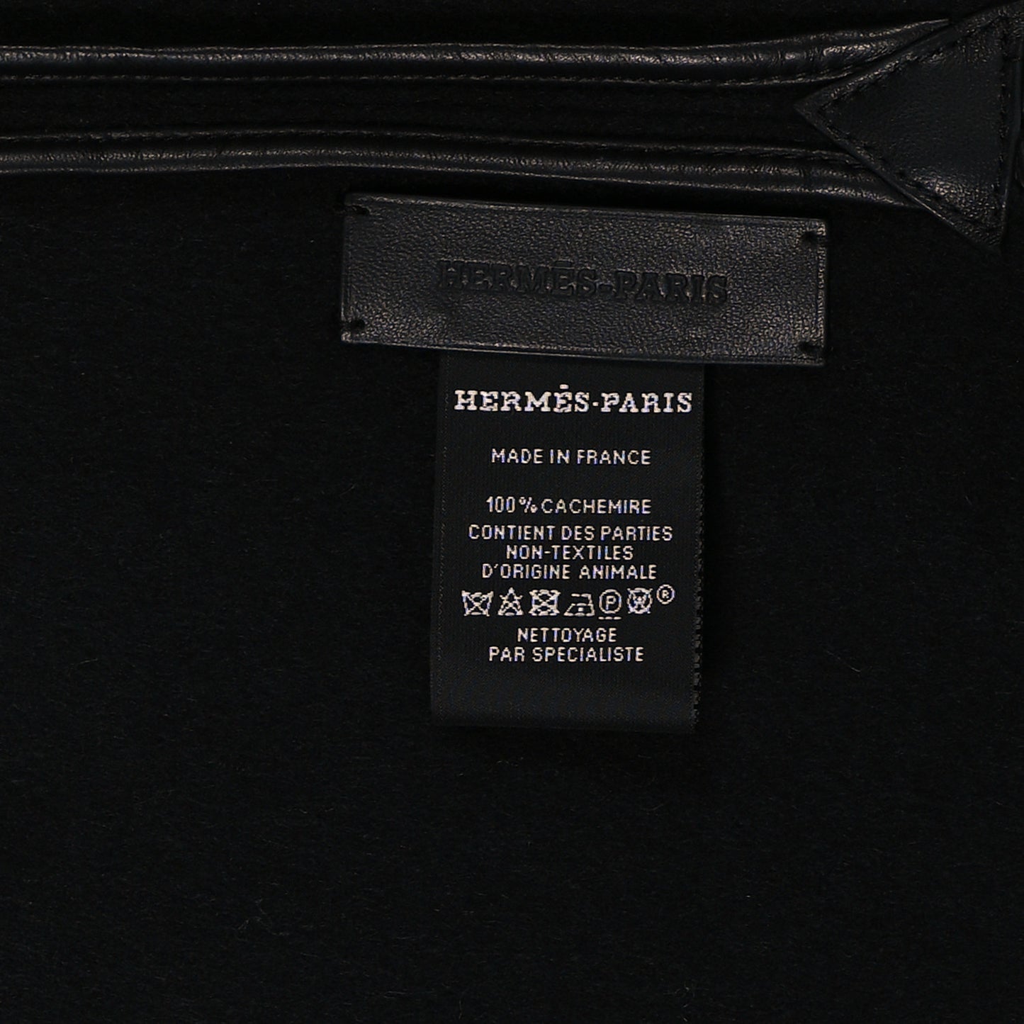 Cashmere Lambskin Kelly Poncho Black