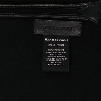 Hermes Cashmere Lambskin Kelly Poncho Black 3 of 4