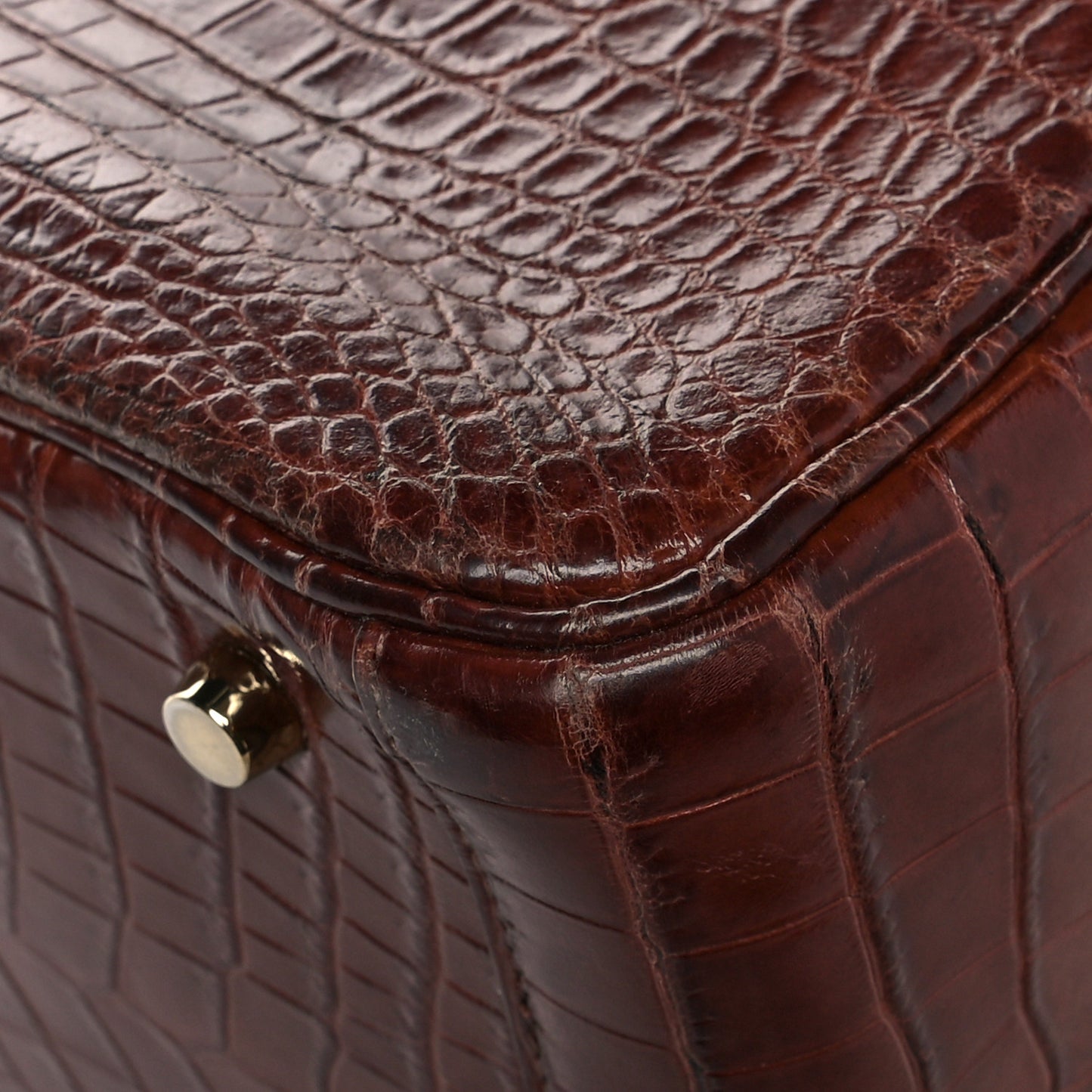 Matte Niloticus Crocodile Lindy 30 Miel