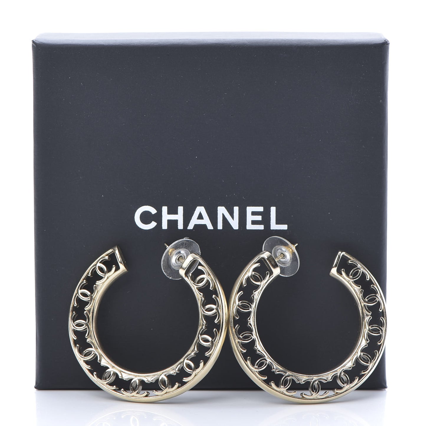 CC Hoop Earrings Gold
