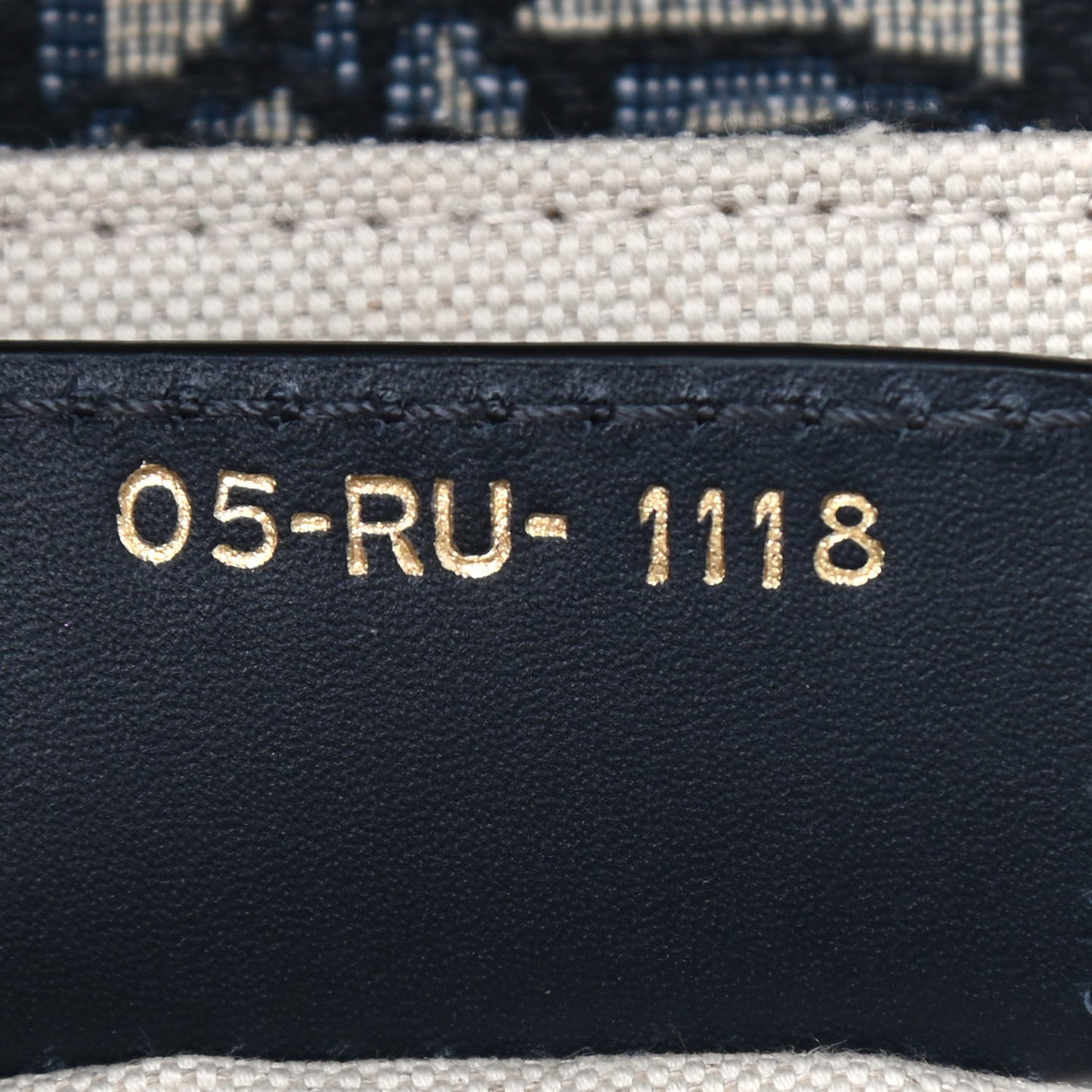 Oblique Saddle Bag Blue