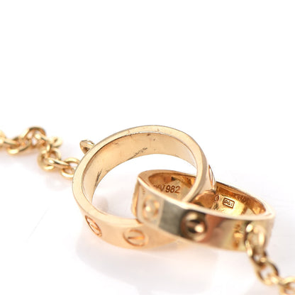 Cartier 18K Yellow Gold Interlocking LOVE Necklace 6 of 10