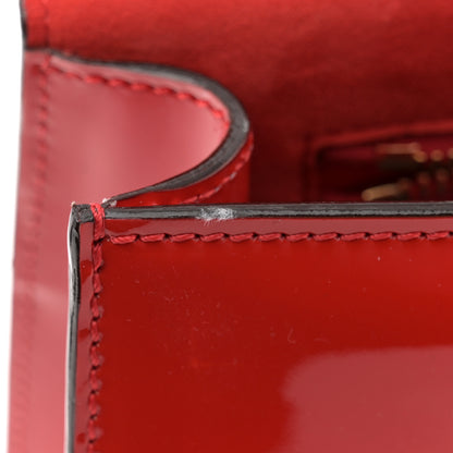 Tom Ford Patent Calfskin Maxi Chain Natalia Large Shoulder Bag Red 12 of 13