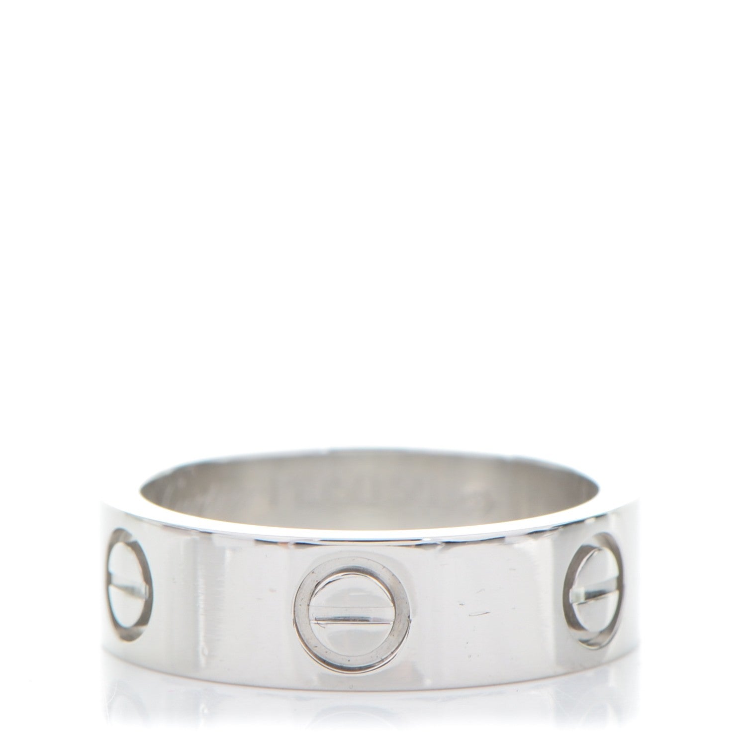 Cartier Platinum 5.5mm LOVE Ring 50 5.25 1 of 4