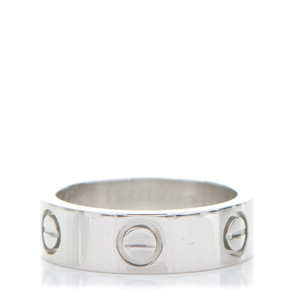 Cartier Platinum 5.5mm LOVE Ring 50 5.25 1 of 4