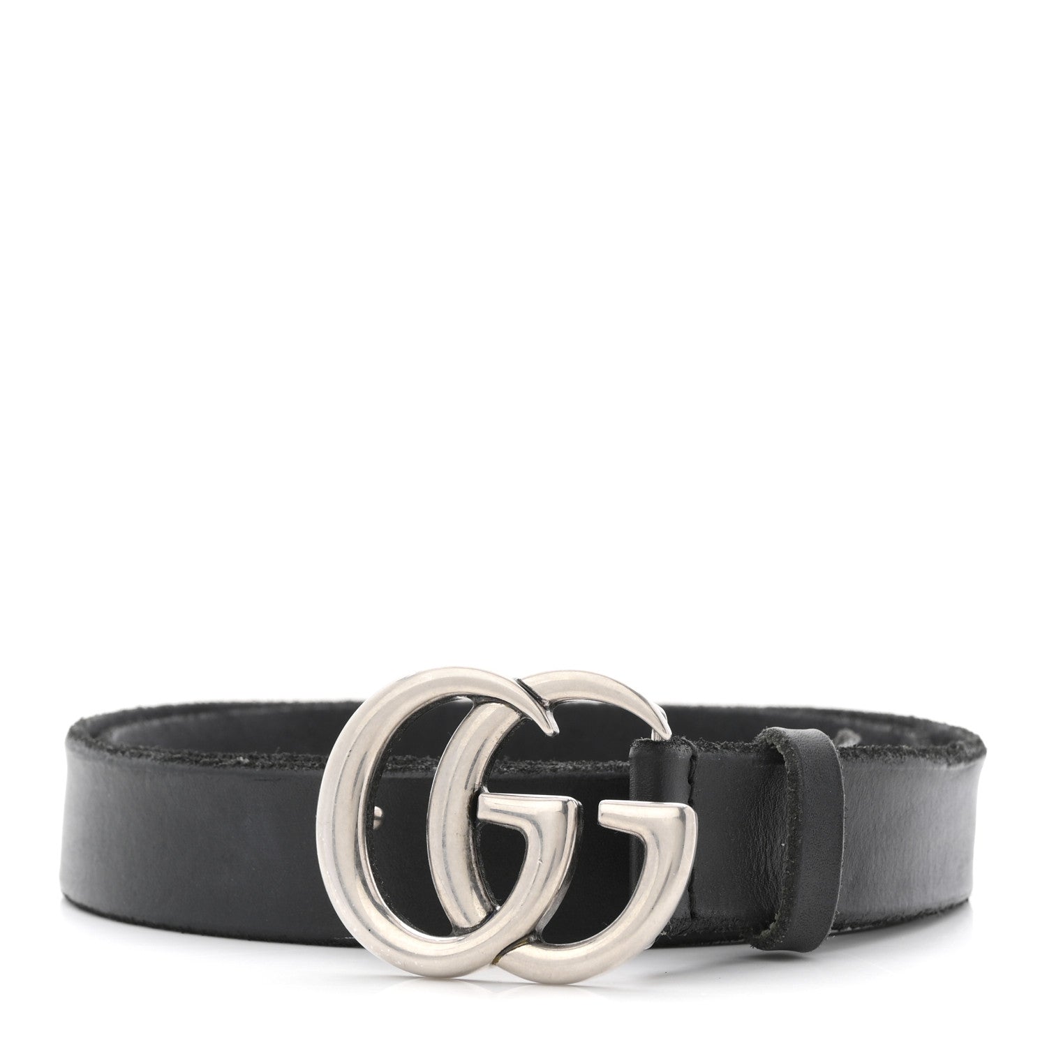 Gucci Cuoio Toscano Nickel Double G Belt 100 40 Black 1 of 8