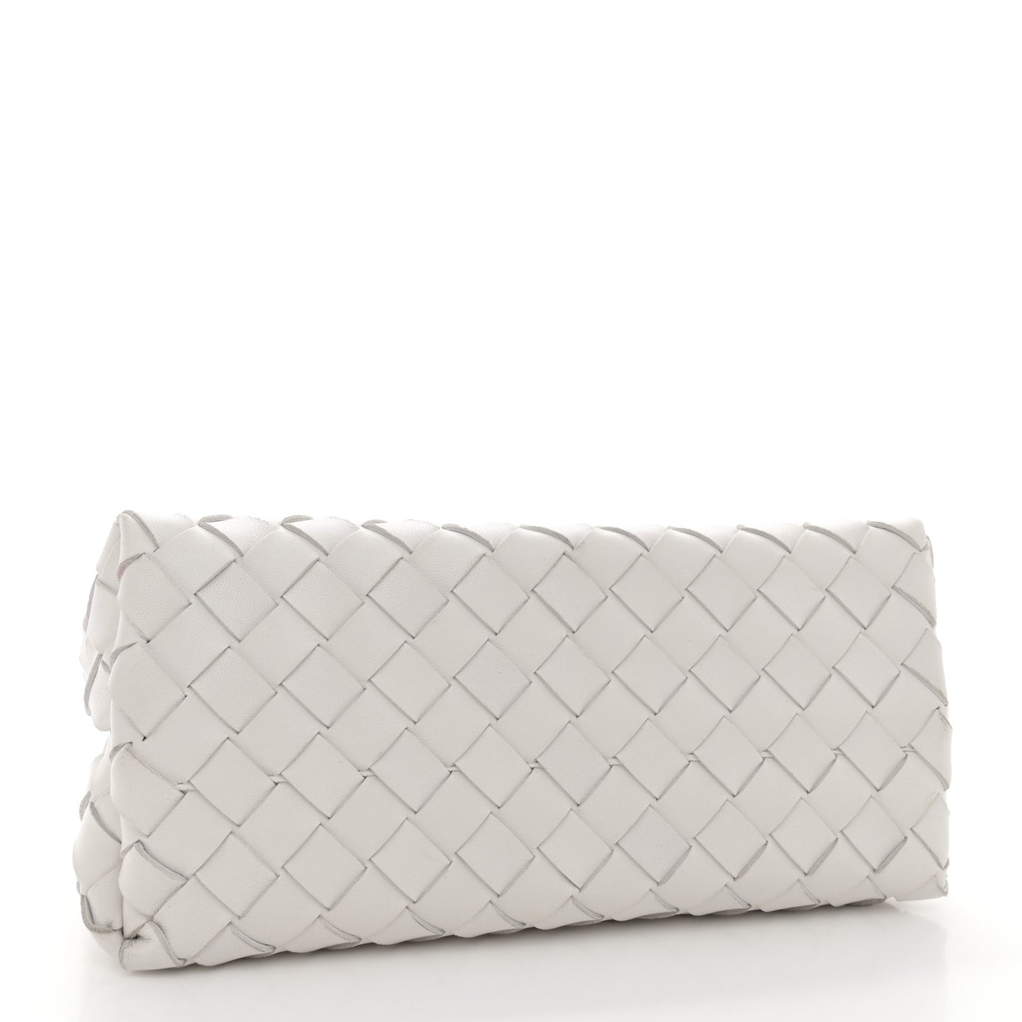 Nappa Intrecciato Small Andiamo Shoulder Bag White