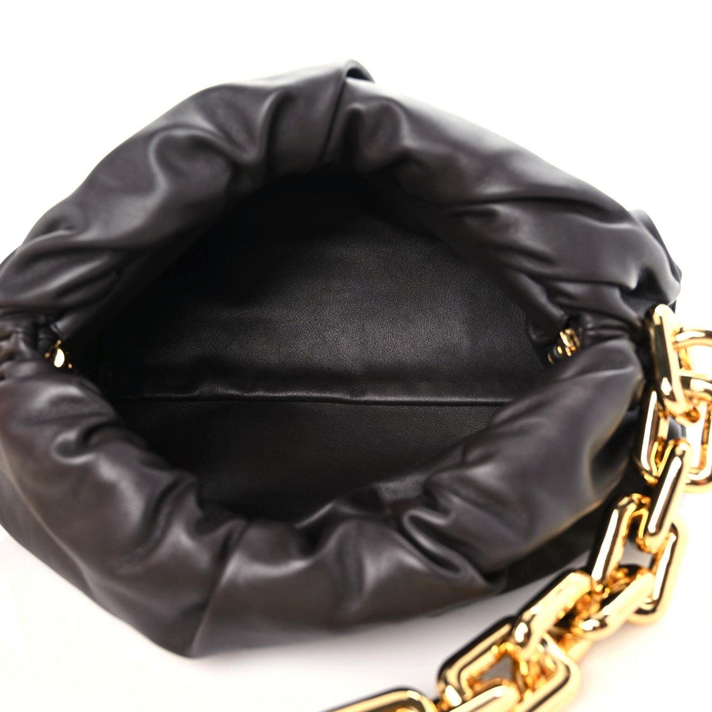 Calfskin The Pouch Chain Ebano