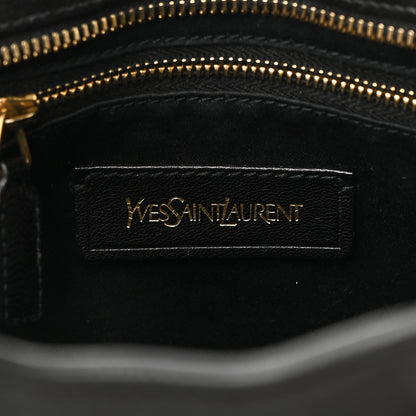 Saint Laurent Sheepskin Small Cabas ChYc Black 6 of 11