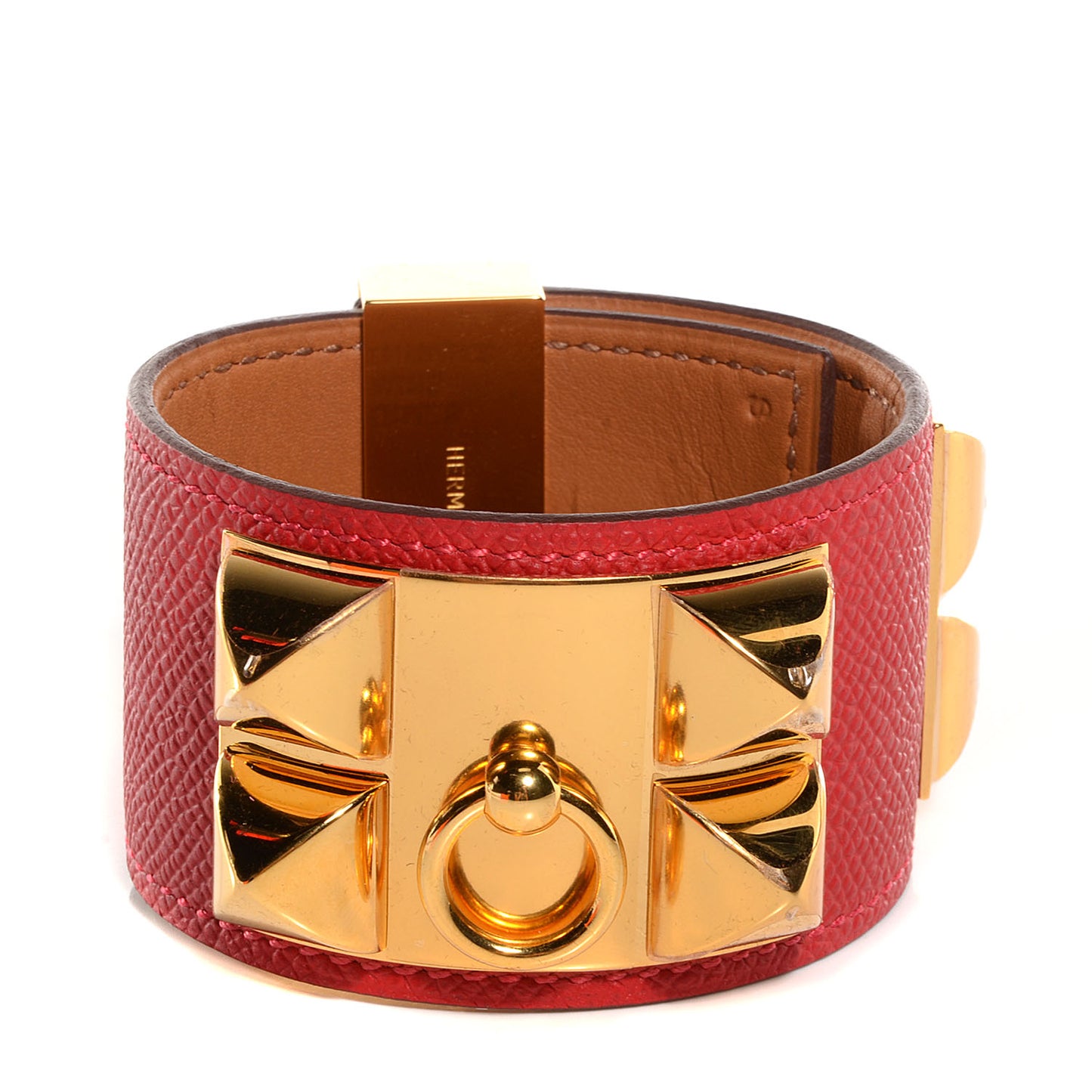 Epsom Collier de Chien CDC Bracelet S Rouge Casaque