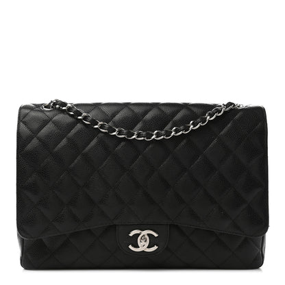Chanel Caviar Quilted Maxi Double Flap Black 1 of 17