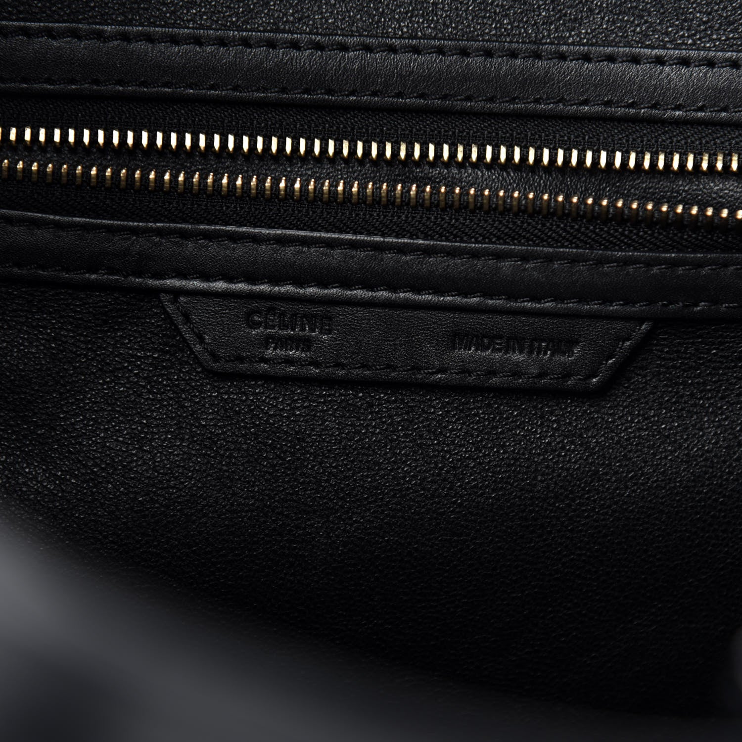 Celine Smooth Calfskin Mini Luggage Black 8 of 10
