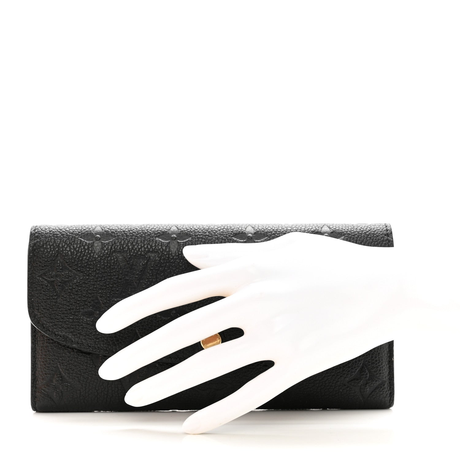Louis Vuitton Empreinte Emilie Wallet Black Dune 2 of 12