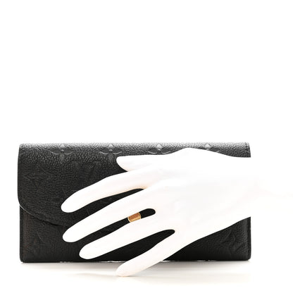Louis Vuitton Empreinte Emilie Wallet Black Dune 2 of 12