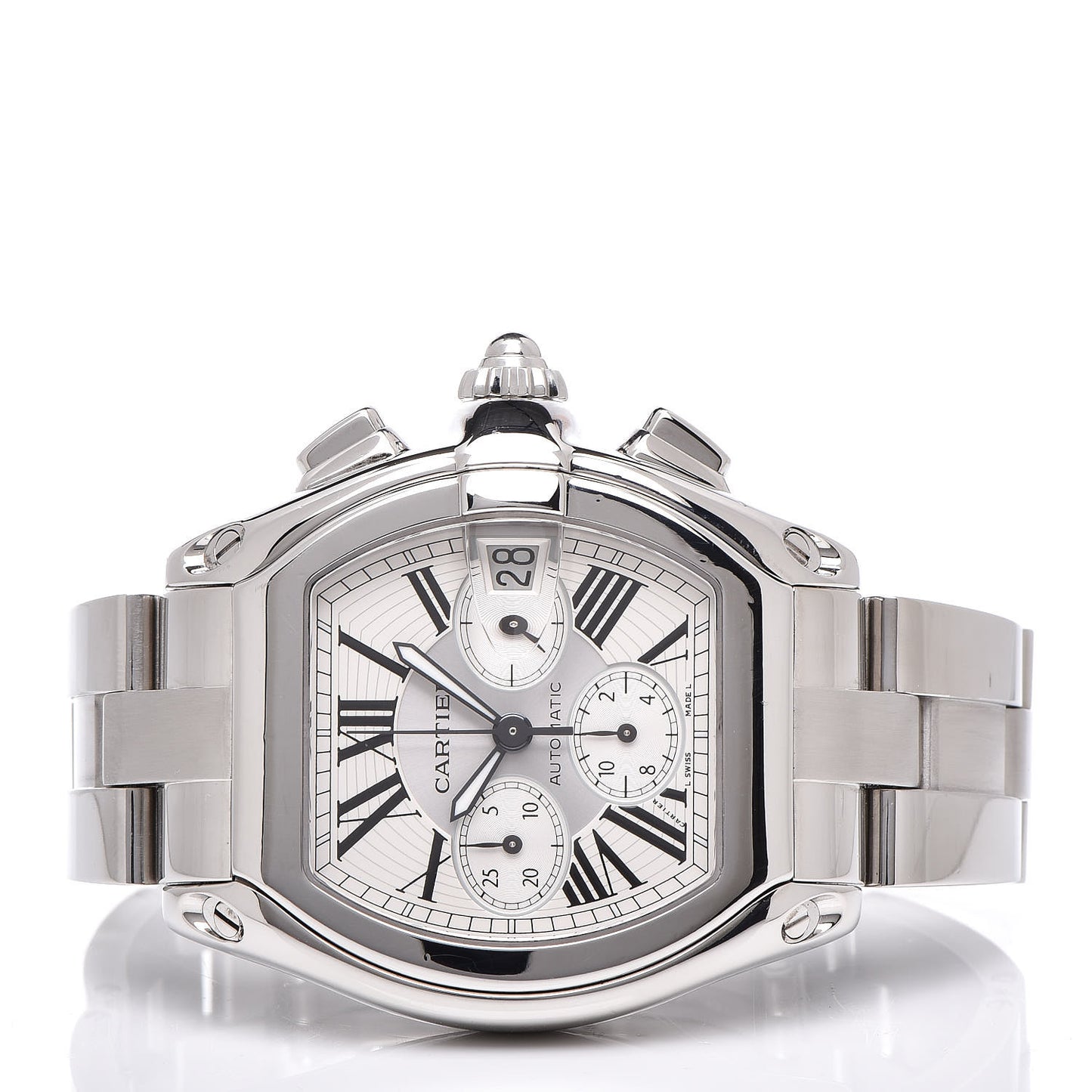 Stainless Steel 42mm Roadster Chronograph Automatic Watch