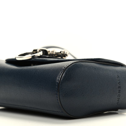 Givenchy Sugar Goatskin Obsedia Shoulder Bag Navy 7 of 9