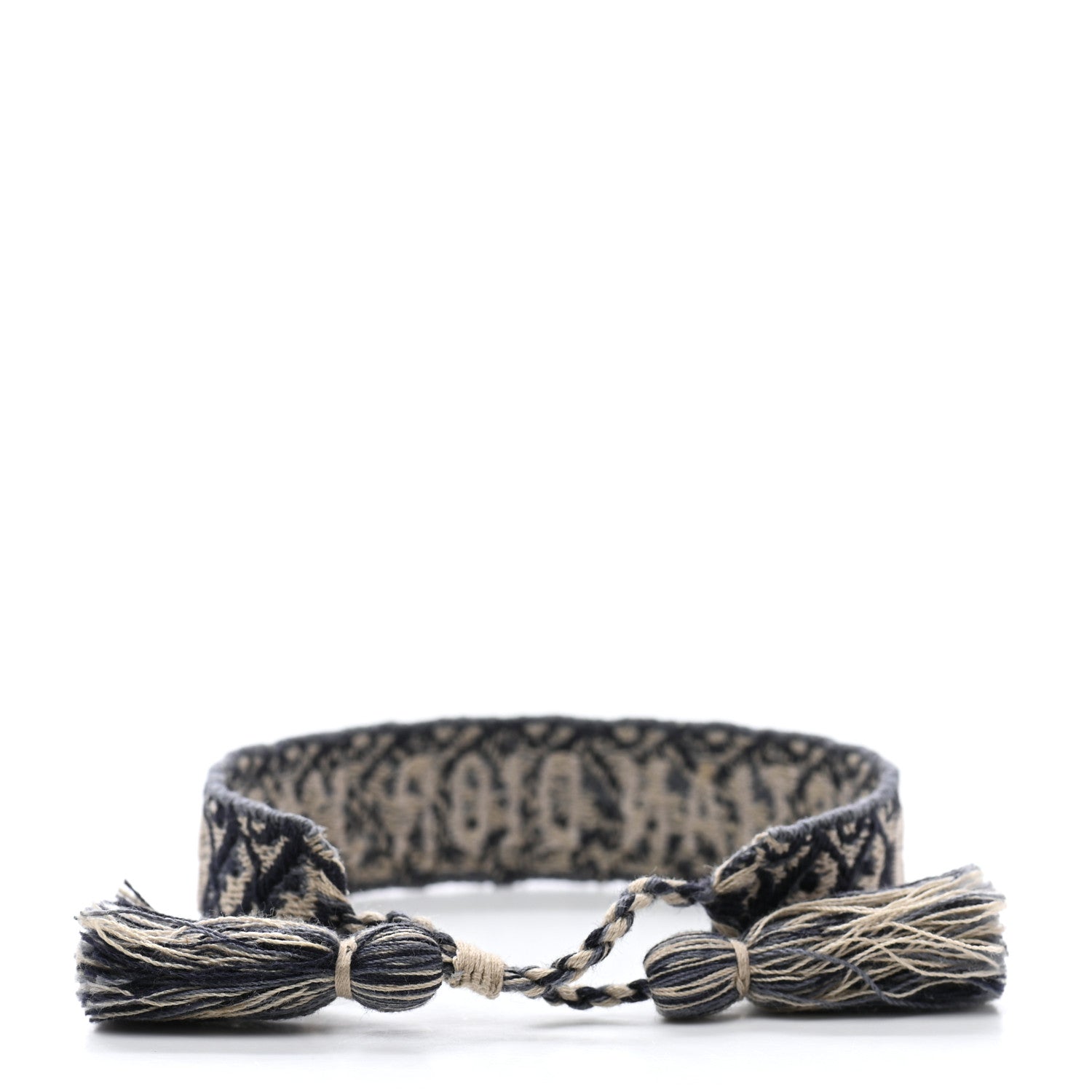 Christian Dior Woven Cotton J'Adior Friendship Bracelet Blue 3 of 4