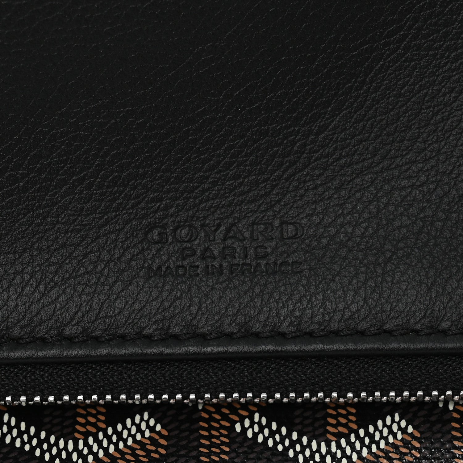 Goyard Goyardine Sainte Marie Soft Clutch Black 6 of 12