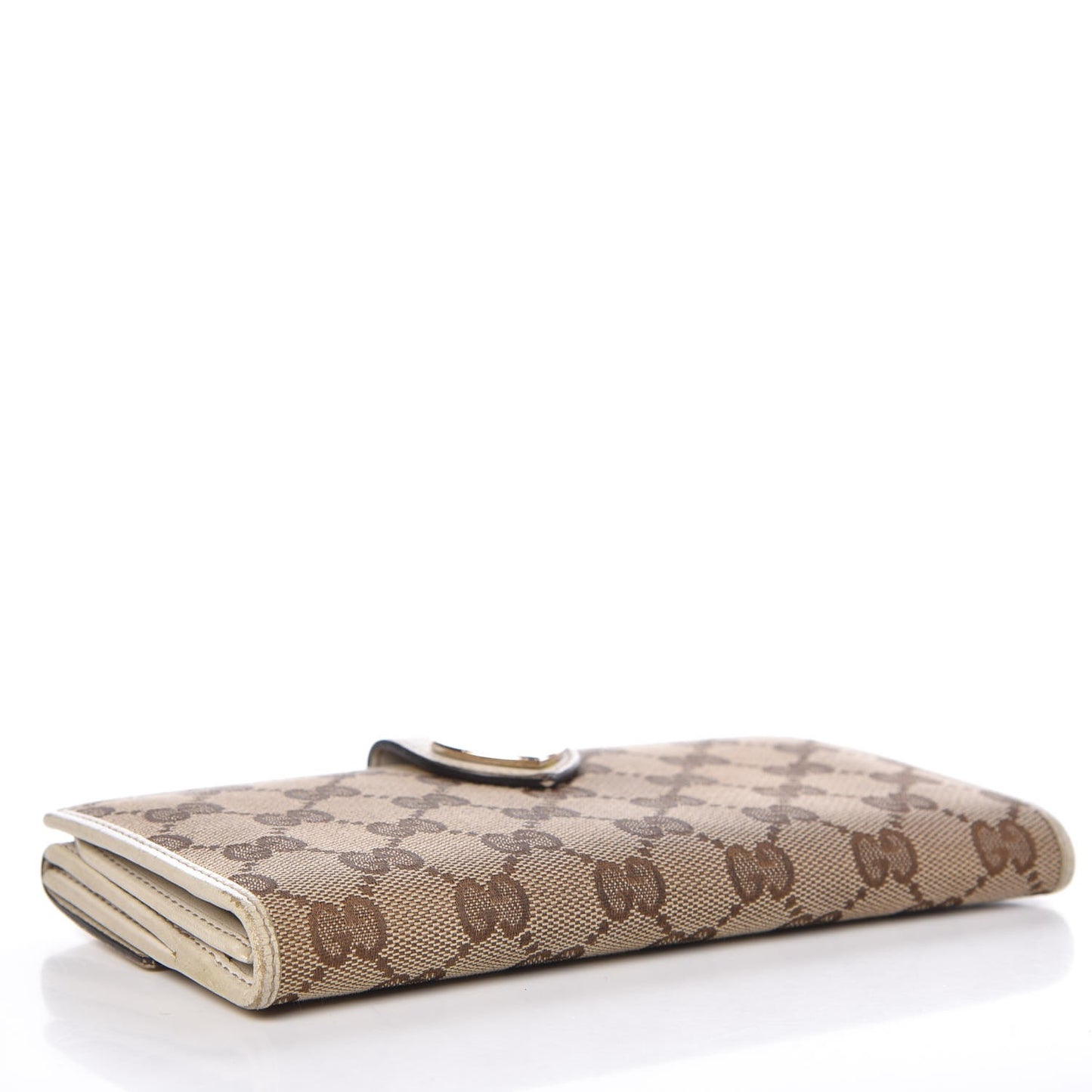 Monogram Heart Continental Wallet Off White