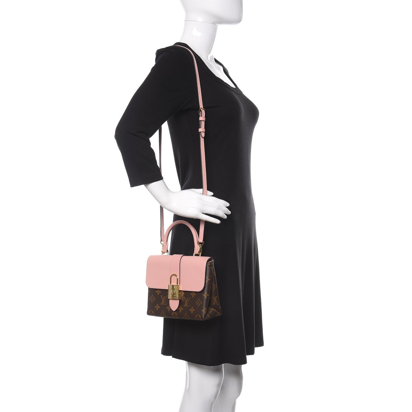 Monogram Locky BB Rose Poudre