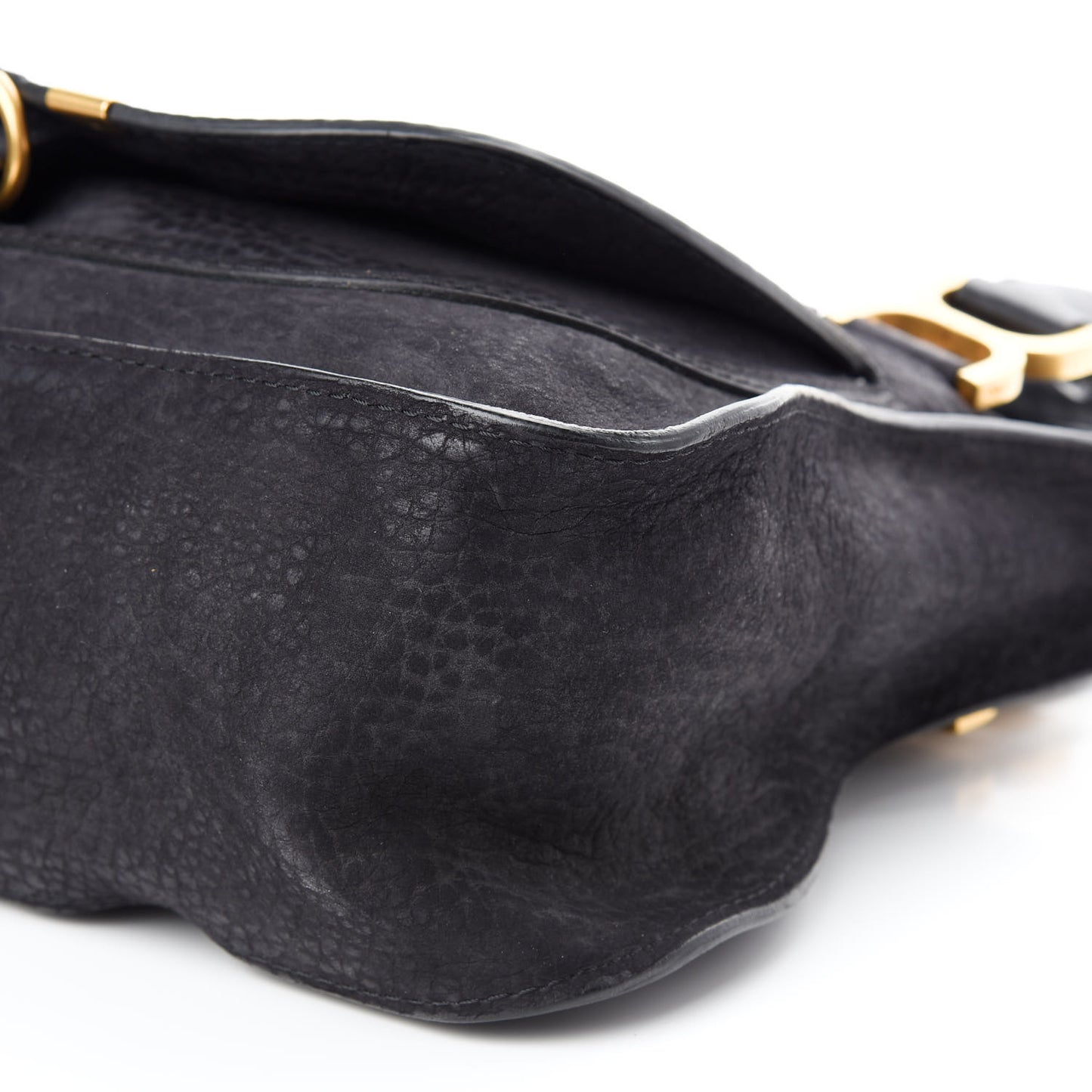 Nubuck Calfskin Medium Marcie Satchel Black