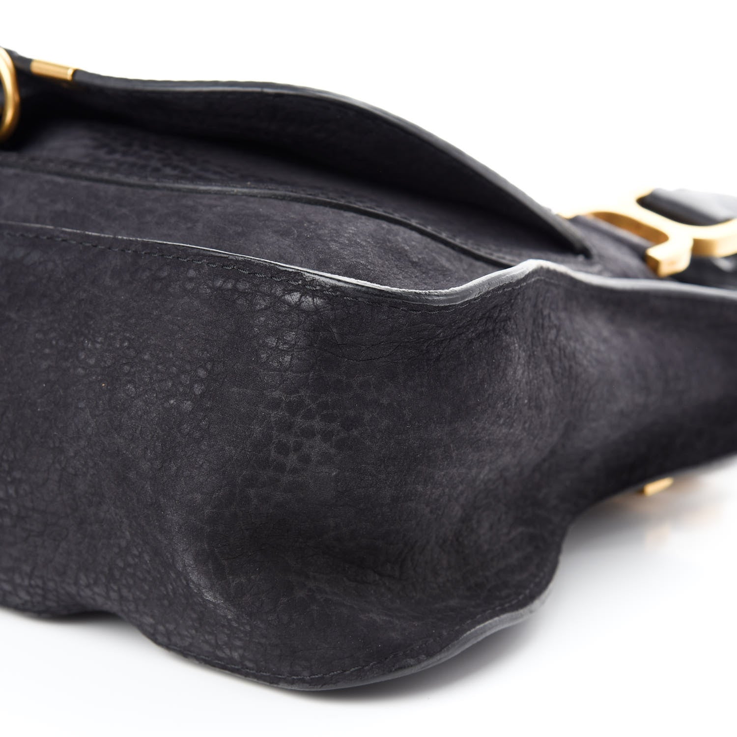Chloe Nubuck Calfskin Medium Marcie Satchel Black 8 of 8