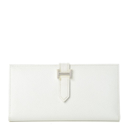 Hermes Epsom Bearn Wallet White 1 of 8