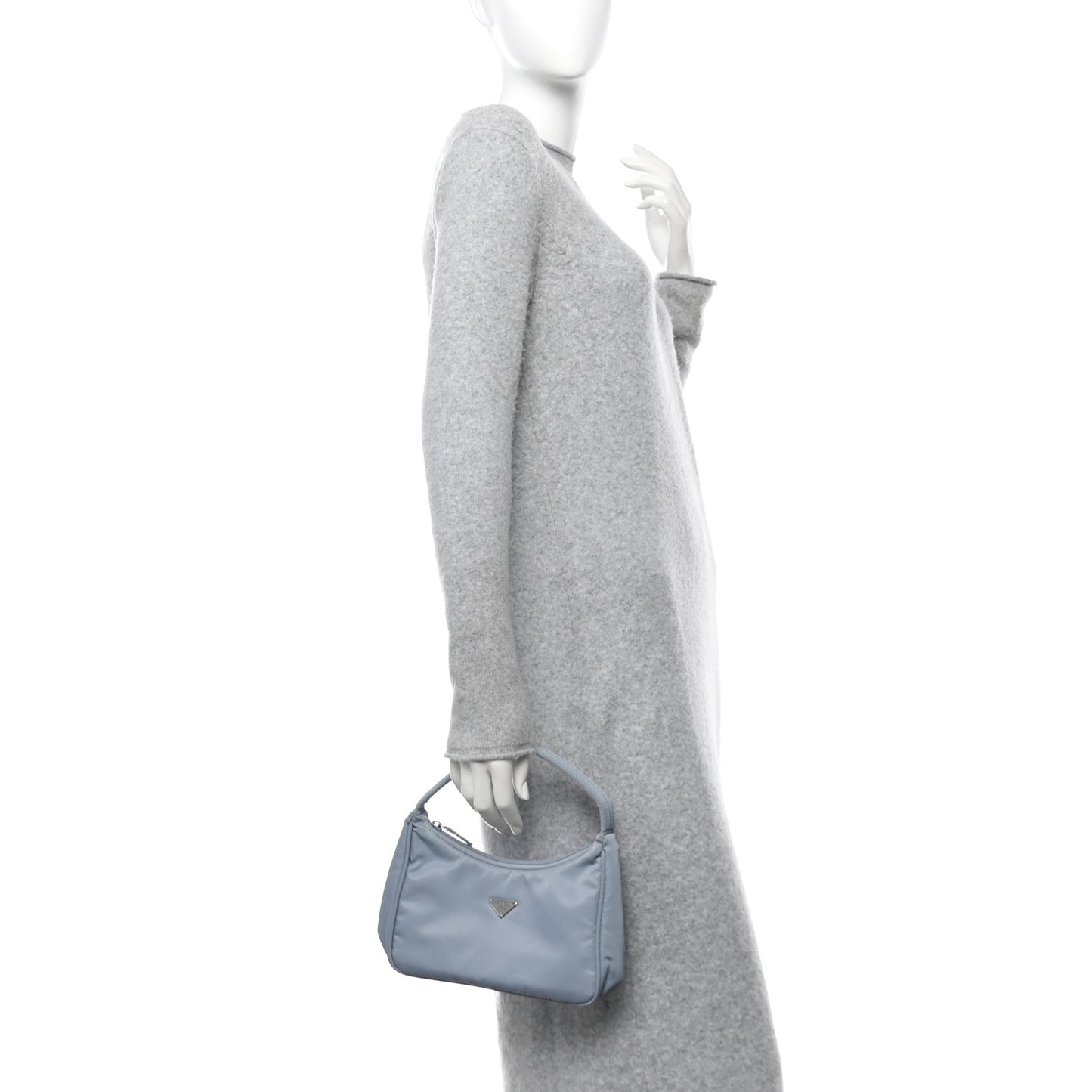 Tessuto Nylon Sport Mini Shoulder Bag Pervinca