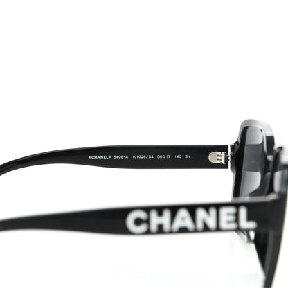 Chanel Acetate Square Sunglasses 5408-A Black 7 of 8