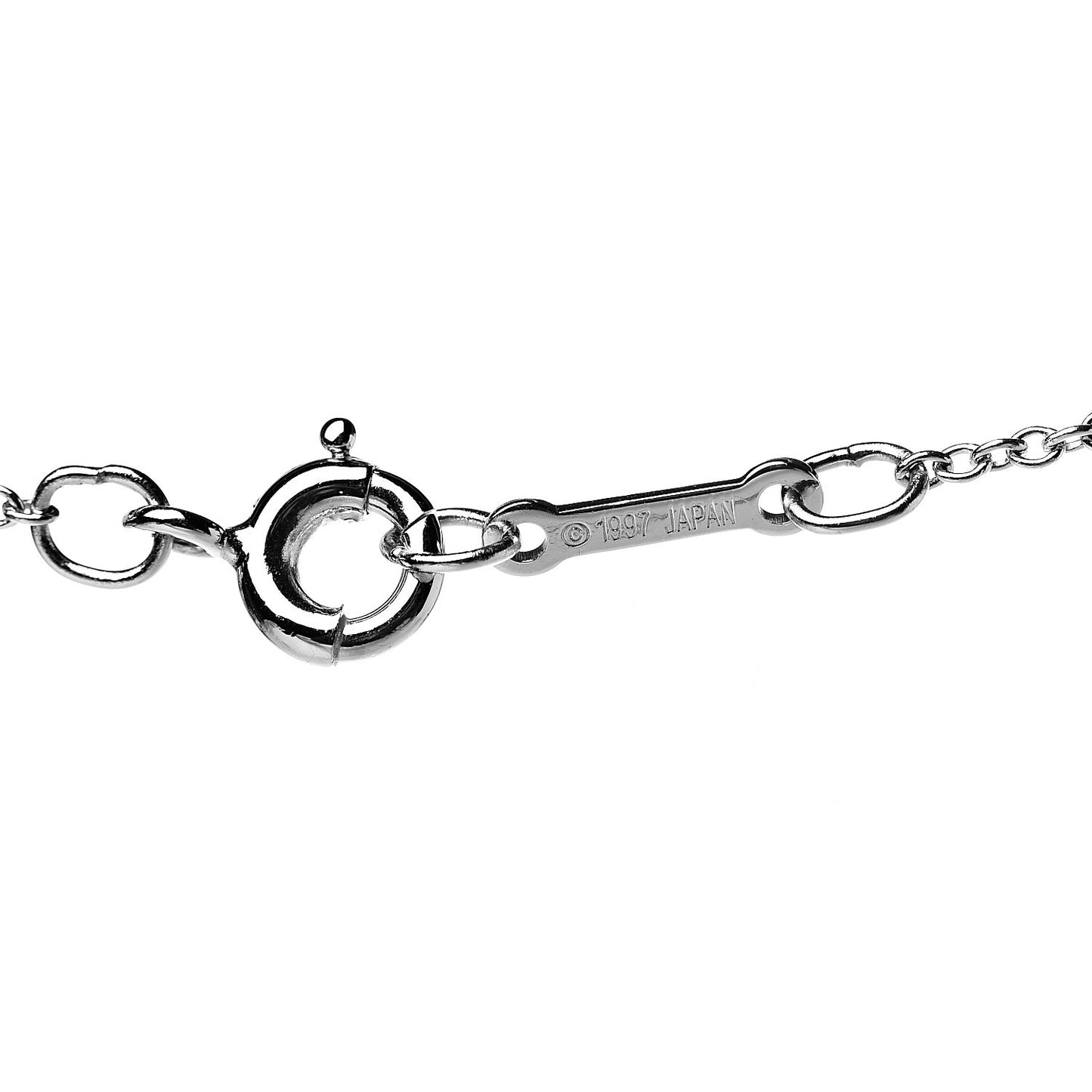 Platinum Diamond Small Bezel Set Victoria Necklace