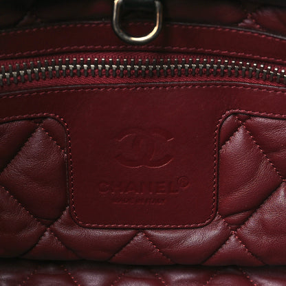 Chanel Lambskin Quilted Small Coco Cocoon Reversible Tote Black 6 of 9