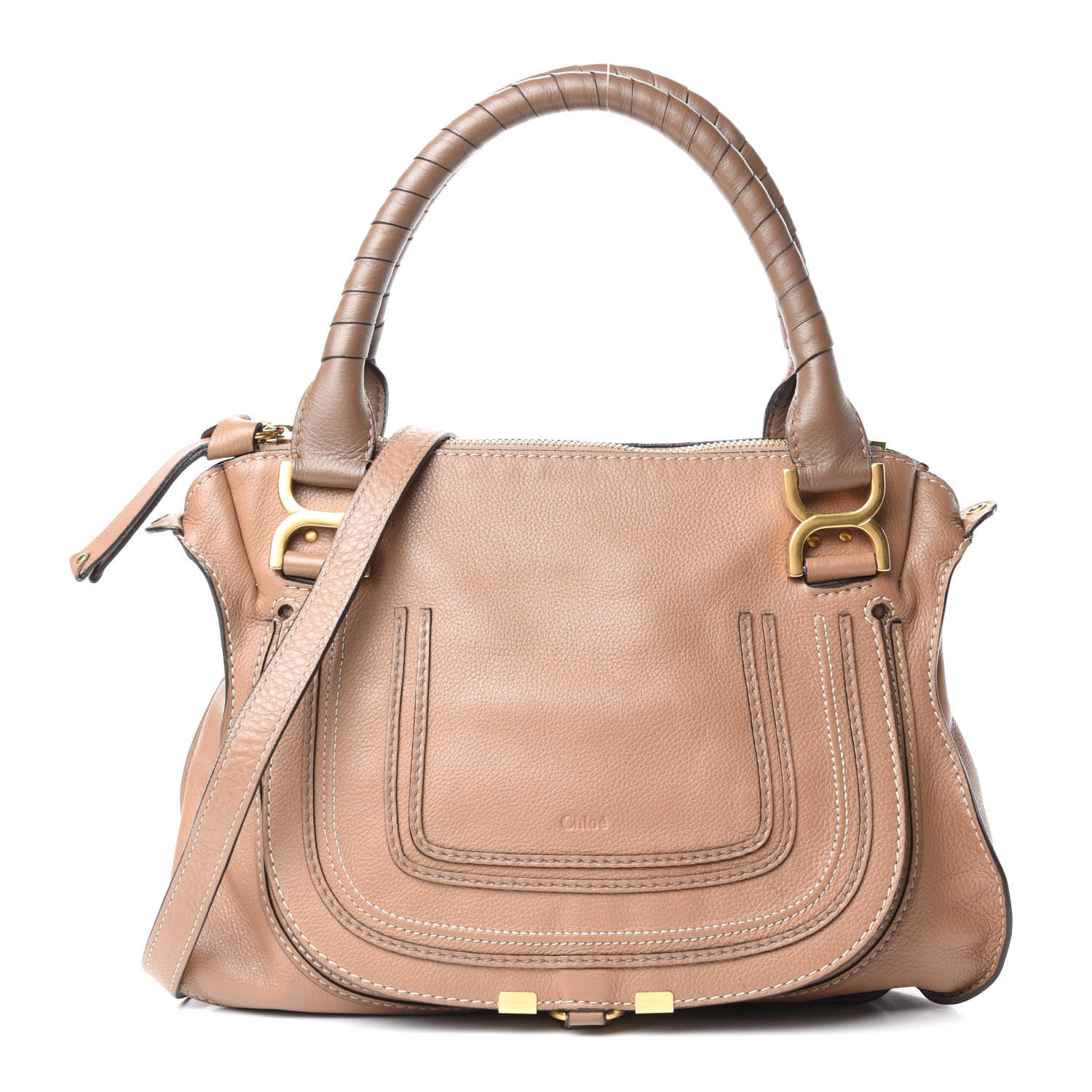 Chloe Calfskin Medium Marcie Satchel Blushy Pink 1 of 8