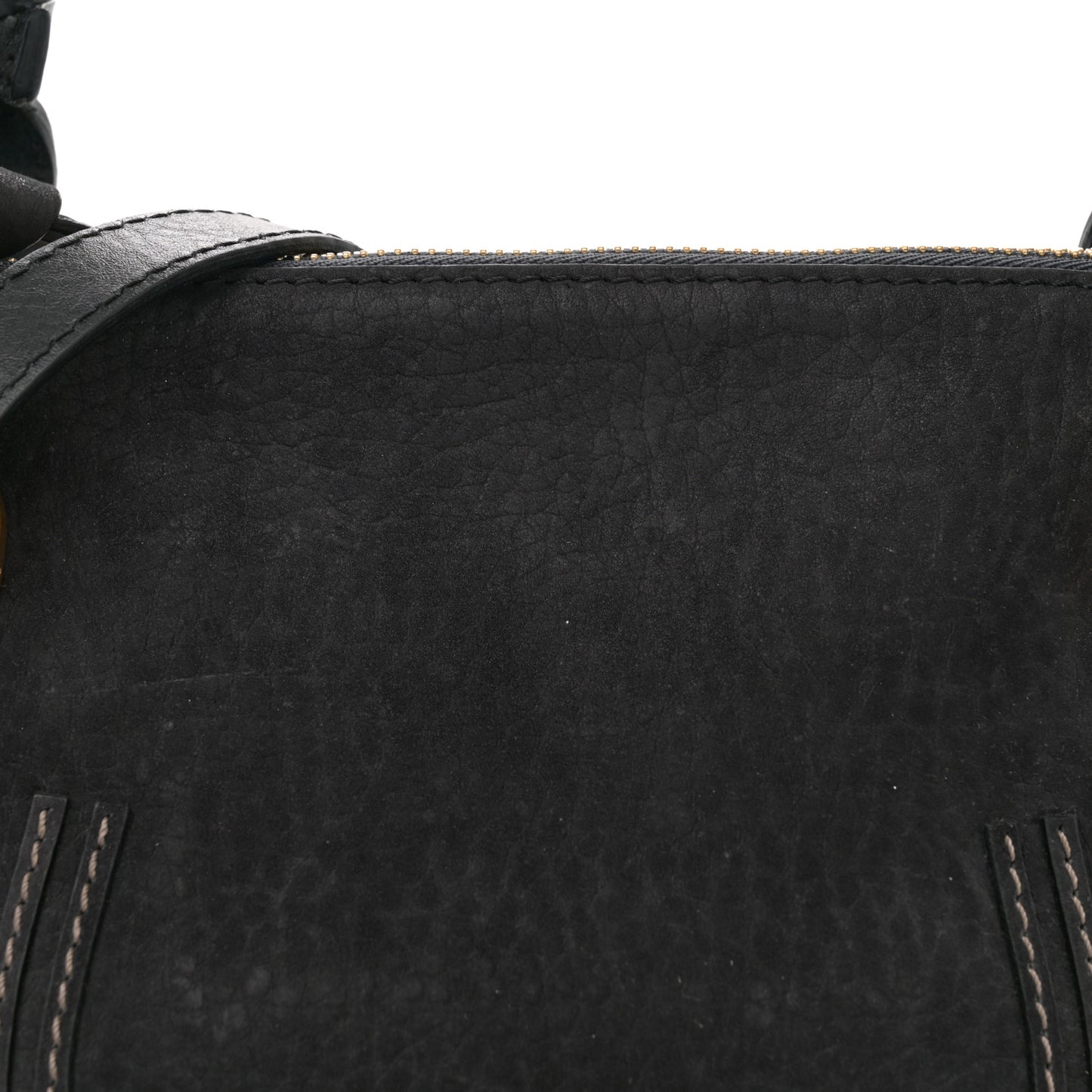 Nubuck Calfskin Medium Marcie Satchel Black