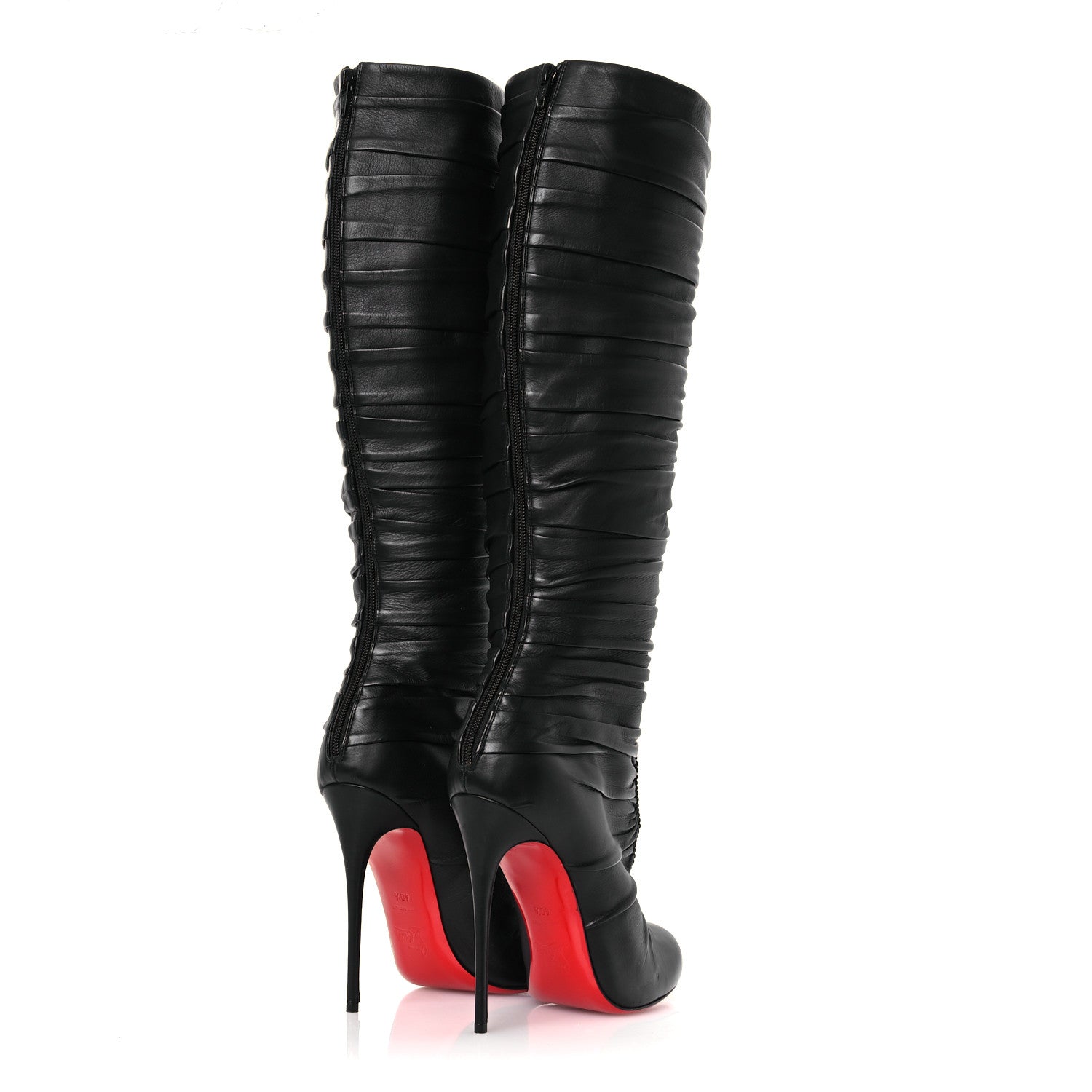 Christian Louboutin Calfskin Lina 100 Boots 40.5 Black 5 of 11