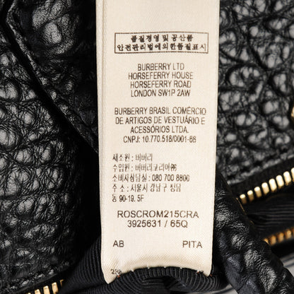 Burberry Heritage Grain Medium Alchester Bowling Bag Black 8 of 8
