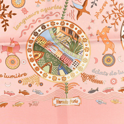 Hermes Silk Escales Méditerranéennes Scarf 90 2 of 4