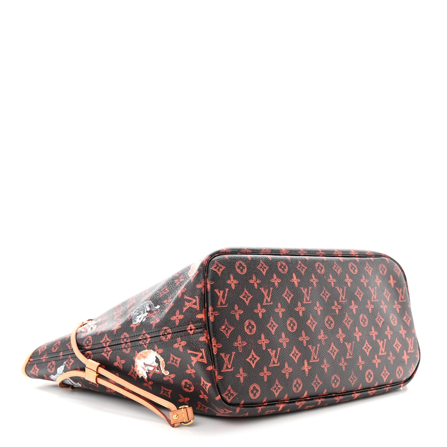 Louis Vuitton Catogram Neverfull MM Marron 5 of 10