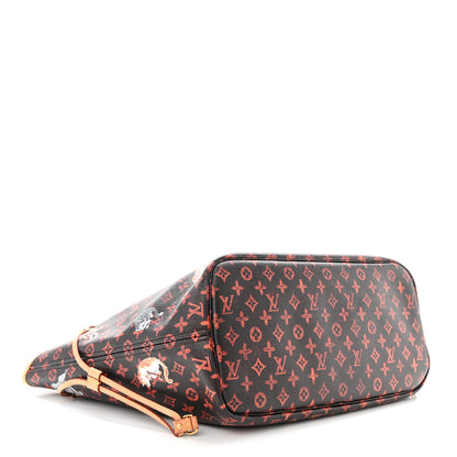 Louis Vuitton Catogram Neverfull MM Marron 5 of 10