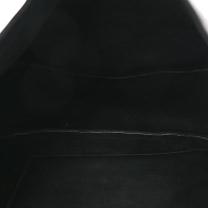 Salvatore Ferragamo Calfskin Embossed Gancini Margot Hobo Black 6 of 10
