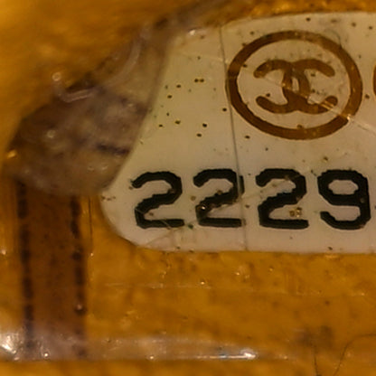 Chanel Calfskin Stitched Urban Luxury Top Handle Bag Yellow 7 of 9